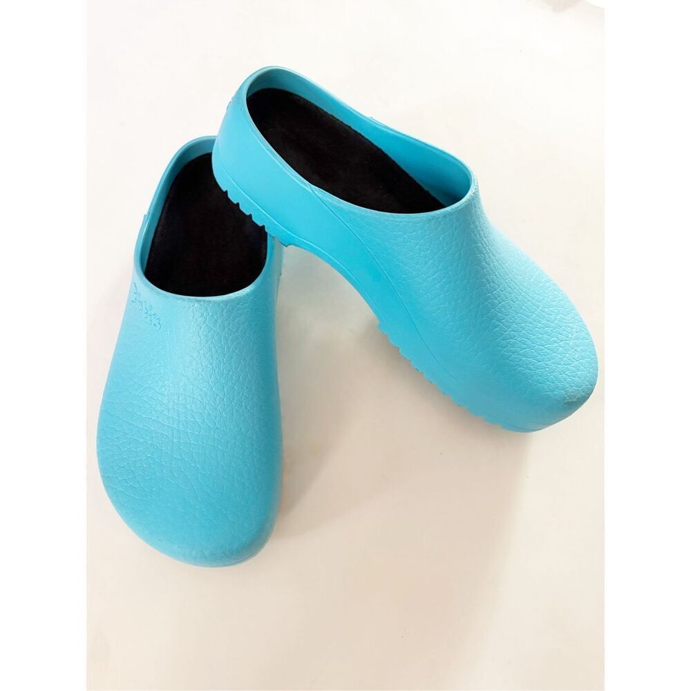 Birkenstock Clog Super Birki Blue Size 41 Washable Gardening